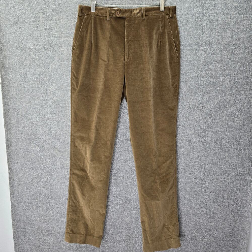 BRIONI CANNES CORDUROY MEN PANTS, SIZE 34 R